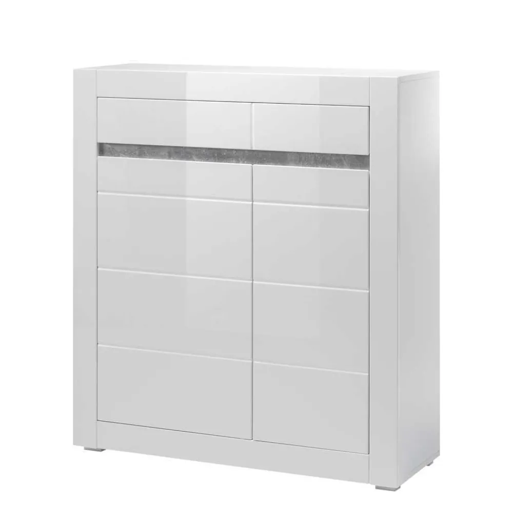 Hot Wohnwand Highboard Novinza Wohnzimmervitrinen|Highboards