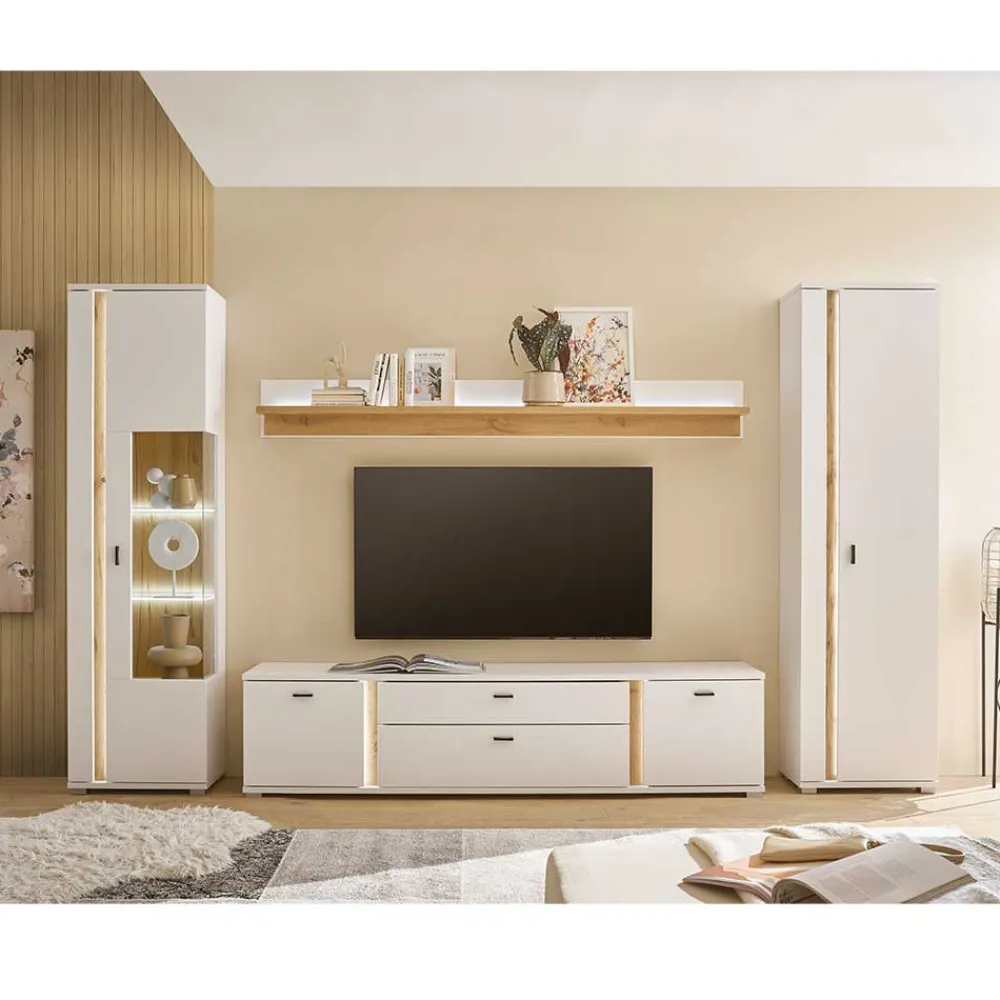 Online Wohnwand Luzillo Wohnwand 300 Cm|Moderne Wohnwände