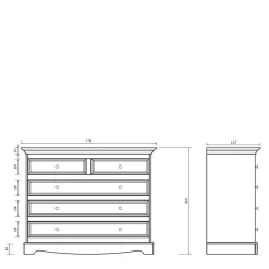 Wohnwand Massivholz Renero Wohnzimmerschrank|Wohnwand 350 Cm
