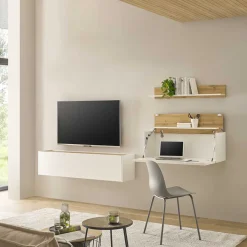 Wohnwand mit Schreibplatz Rascian*Pharao24 Clearance