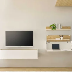 Wohnwand mit Schreibplatz Rascian*Pharao24 Clearance