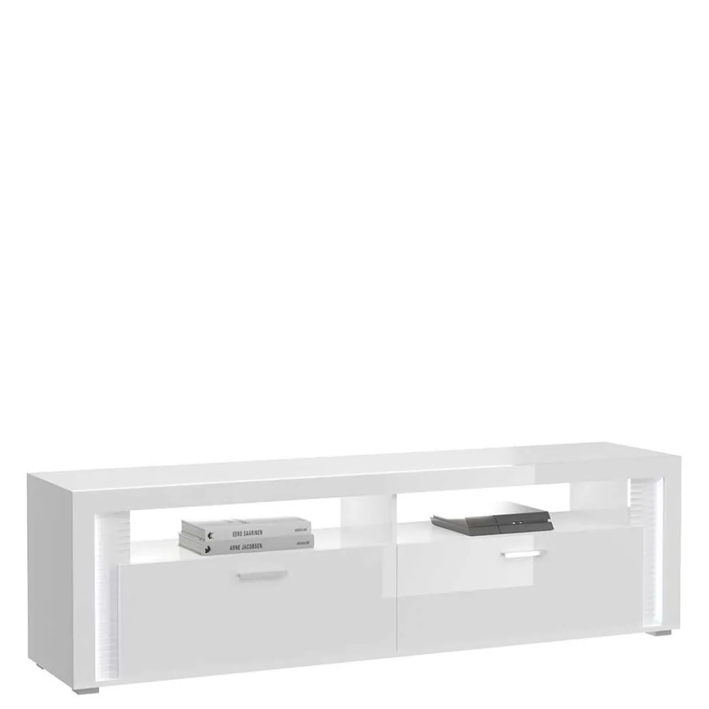 Wohnwand modern weiß Countrys*Pharao24 Outlet