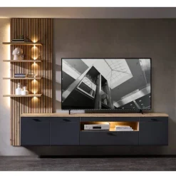 Wohnwand modern Yarisis*Pharao24 Hot