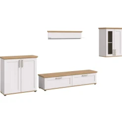 Discount Wohnwand Simple Wohnwand 300 Cm