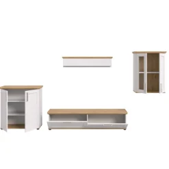 Discount Wohnwand Simple Wohnwand 300 Cm