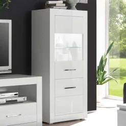 Hot Wohnwand Vitrine Triango Vitrinenschrank|Stauraumvitrinen