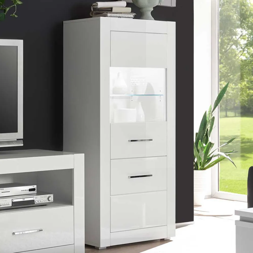 Hot Wohnwand Vitrine Triango Vitrinenschrank|Stauraumvitrinen