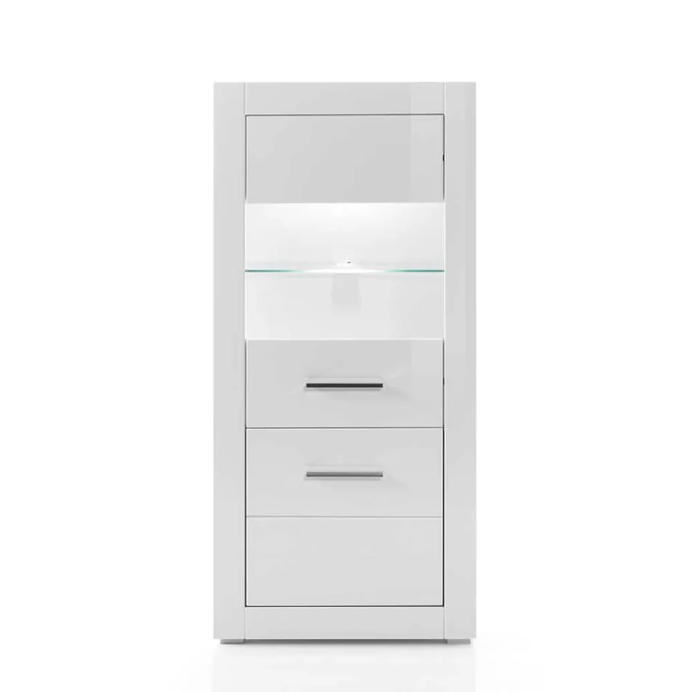 Hot Wohnwand Vitrine Triango Vitrinenschrank|Stauraumvitrinen