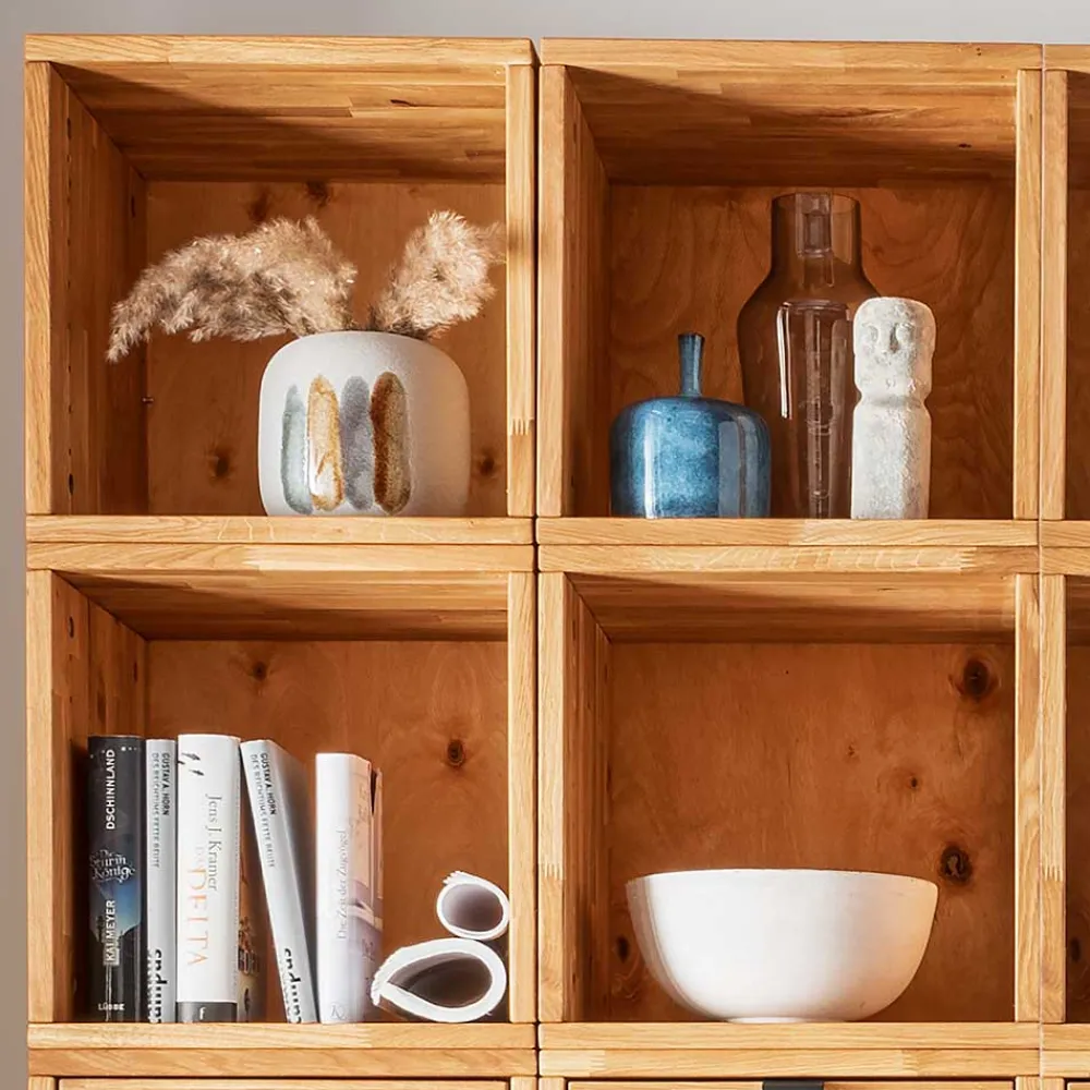 Discount Wohnwand Vollholz Moore Wohnzimmerschrank|Moderne Wohnwände