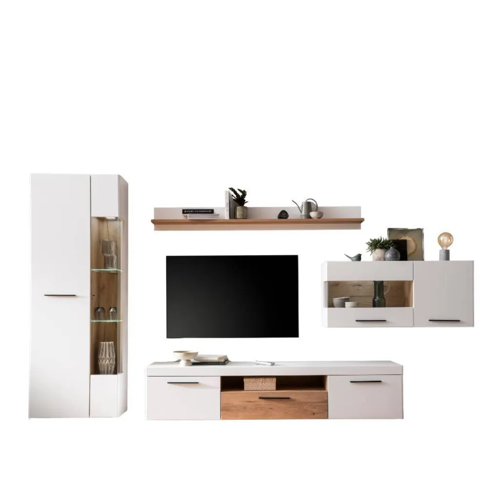 Sale Wohnwand Vrenessa Moderne Wohnwände|Wohnwand 300 Cm