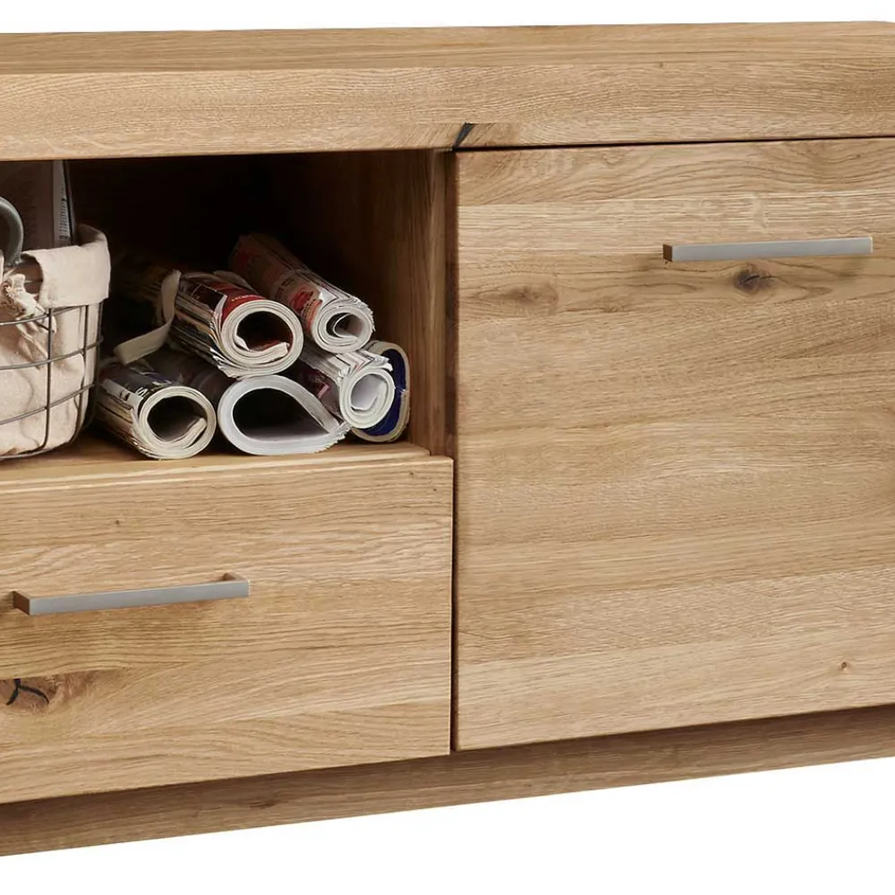 Discount Wohnwand Wildeiche Divrina Wohnwand 350 Cm|Moderne Wohnwände