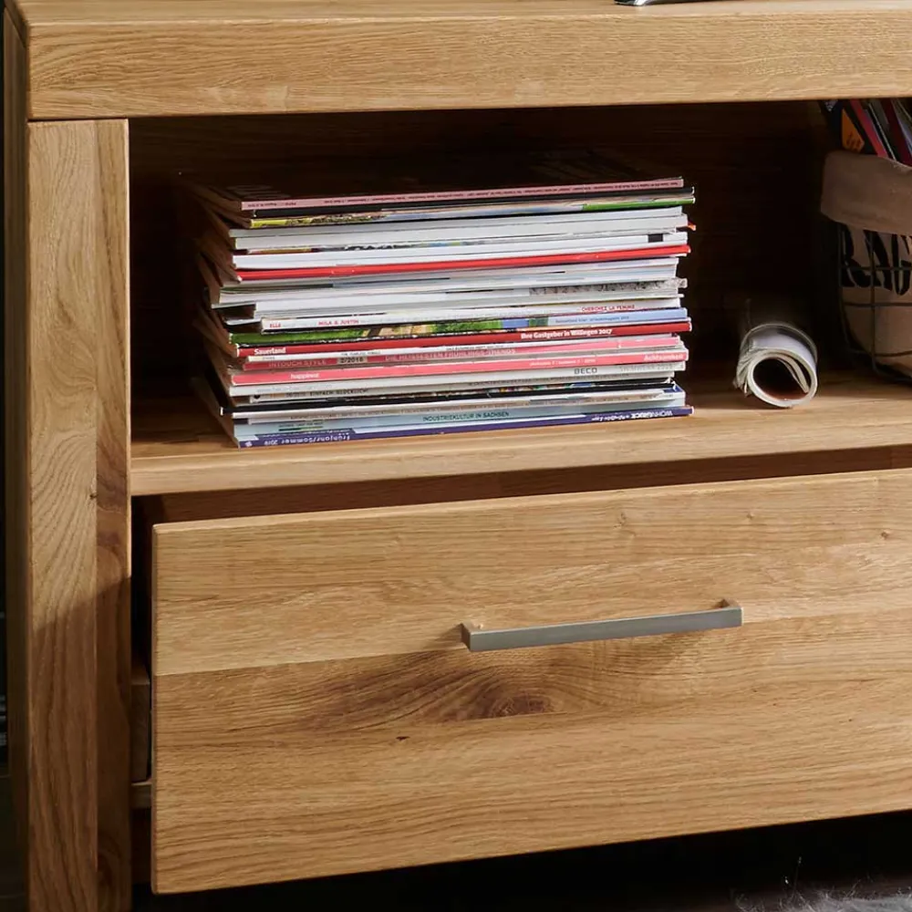 Discount Wohnwand Wildeiche Divrina Wohnwand 350 Cm|Moderne Wohnwände