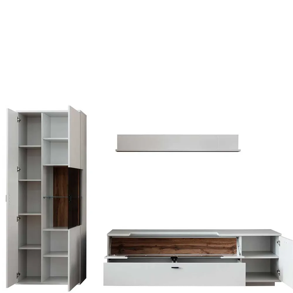 Wohnzimmer Anbauwand Barat*Pharao24 Outlet