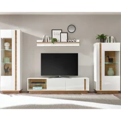 Wohnzimmer Anbauwand Franvos Wohnwand 300 Cm