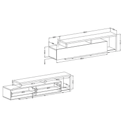 Wohnzimmer Anbauwand Plane*Pharao24 Online