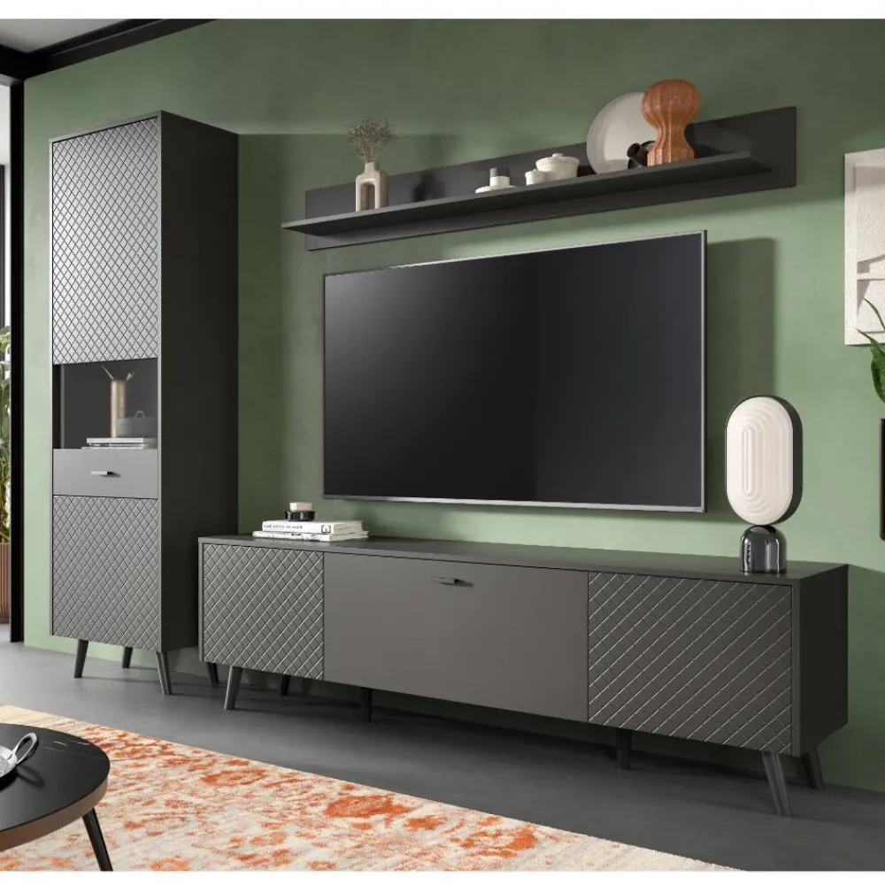 Wohnzimmer Anbauwand Ratisca*Pharao24