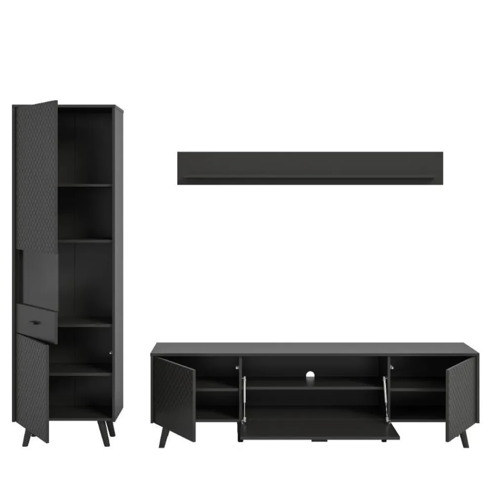 Wohnzimmer Anbauwand Ratisca*Pharao24