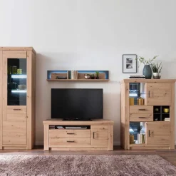 Wohnzimmer Anbauwand Tridovina*Pharao24 Clearance