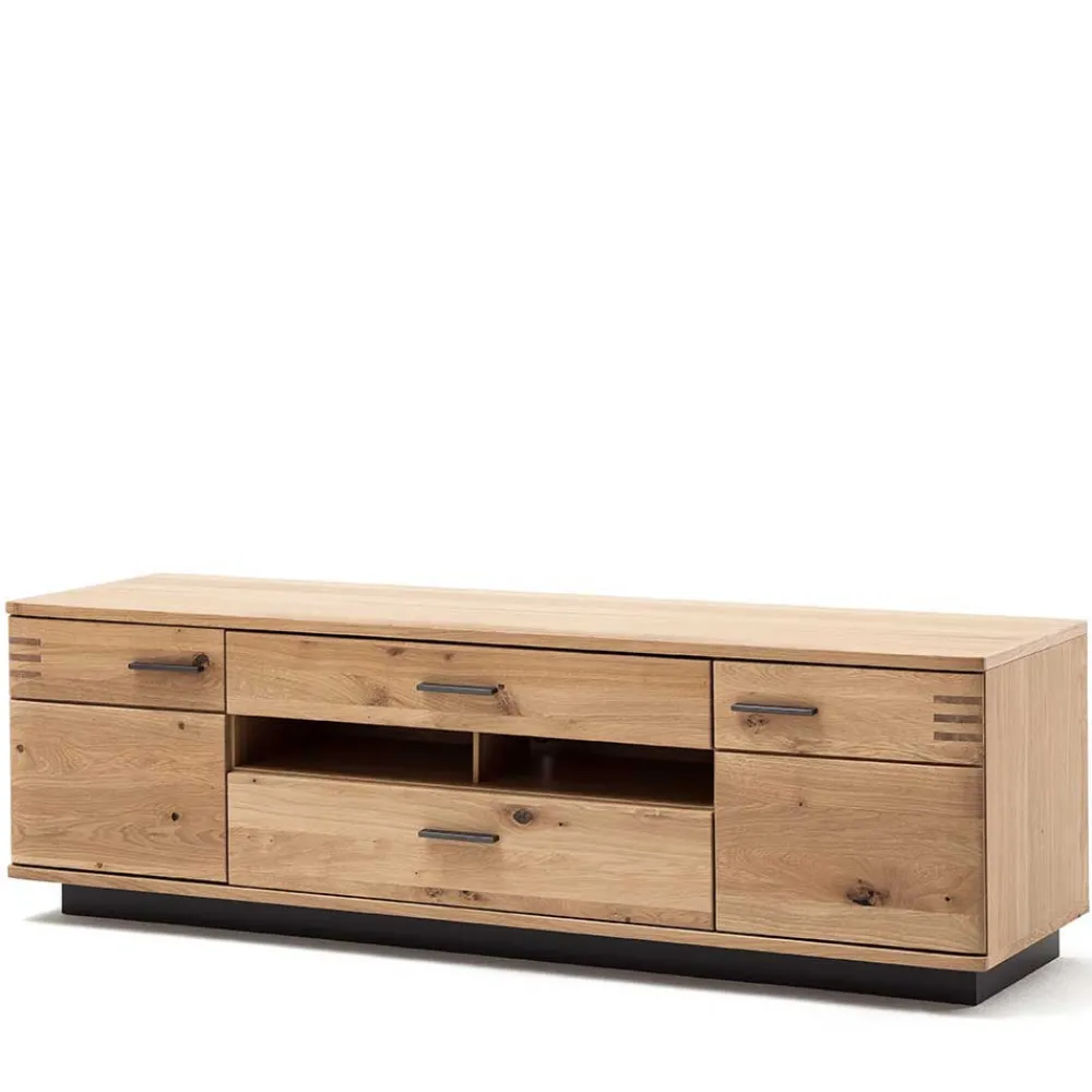 Outlet Wohnzimmer Anbauwand Wupnia Wohnwand 350 Cm|Massivholz Wohnwände