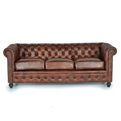 Wohnzimmer Couch Puerto 3 Sitzer Sofa