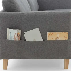 Discount Wohnzimmer Couch Tubrina 2 Sitzer Sofa