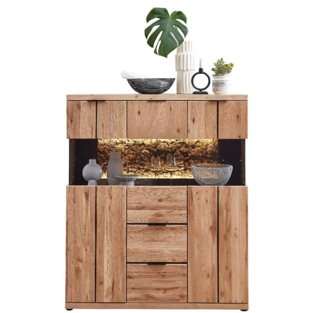 Outlet Wohnzimmer Highboard Emly Wohnzimmervitrinen|Vitrinenschrank