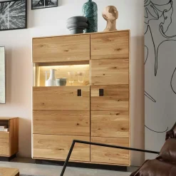 Online Wohnzimmer Highboard Seldran Vitrinenschrank|Stauraumvitrinen