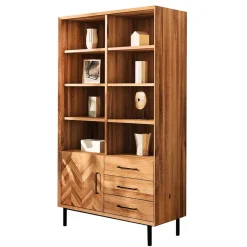 Clearance Wohnzimmer Regal Yalley Wohnzimmerregale|Massivholzregale