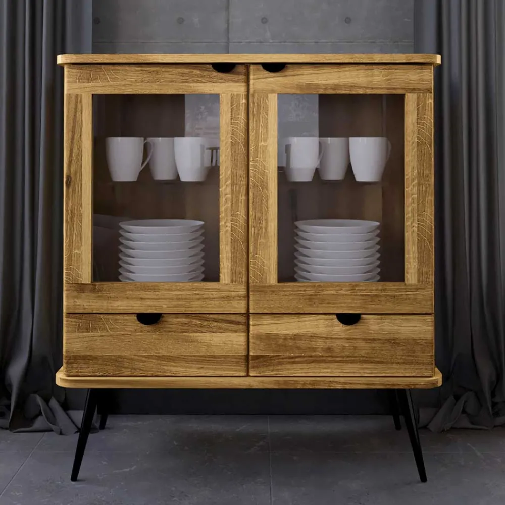 Discount Wohnzimmer Schrank Clantica Stauraumvitrinen