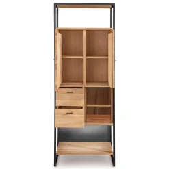 Outlet Wohnzimmer Schrank Teomata Vitrinenschrank