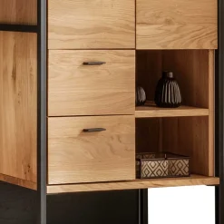 Outlet Wohnzimmer Schrank Teomata Vitrinenschrank