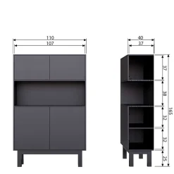 Wohnzimmer Schrank Vreino*Pharao24 Best