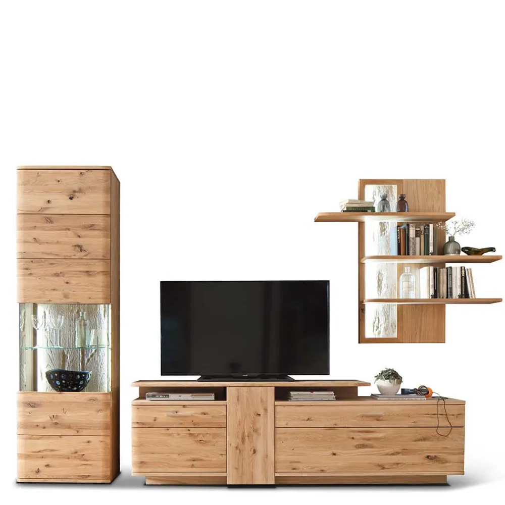 Wohnzimmer Schrankwand Lamanda*Pharao24 Outlet