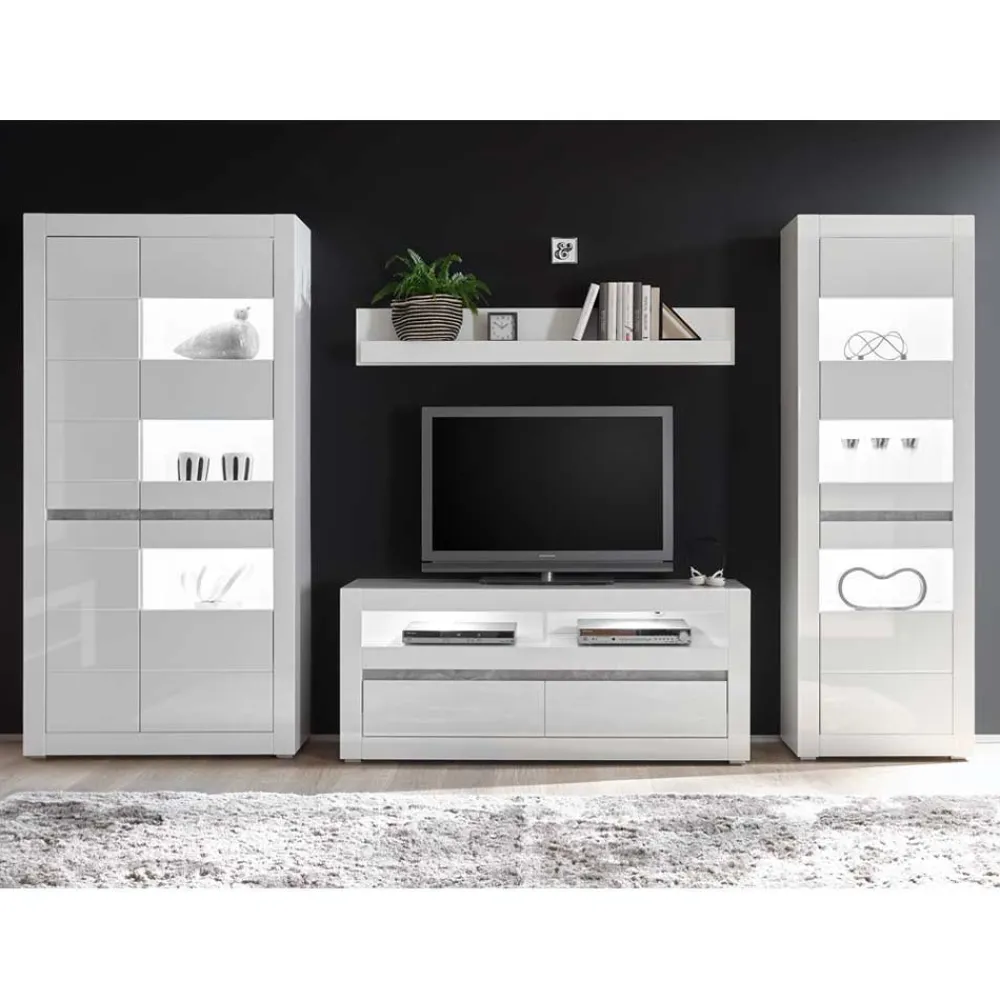 Wohnzimmer Schrankwand Novinza*Pharao24 Best