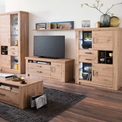 Best Wohnzimmer Schrankwand Tridovina Wohnwand 350 Cm|Moderne Wohnwände