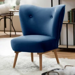 Wohnzimmer Sessel dunkelblau Bechir Wohnzimmer Sessel