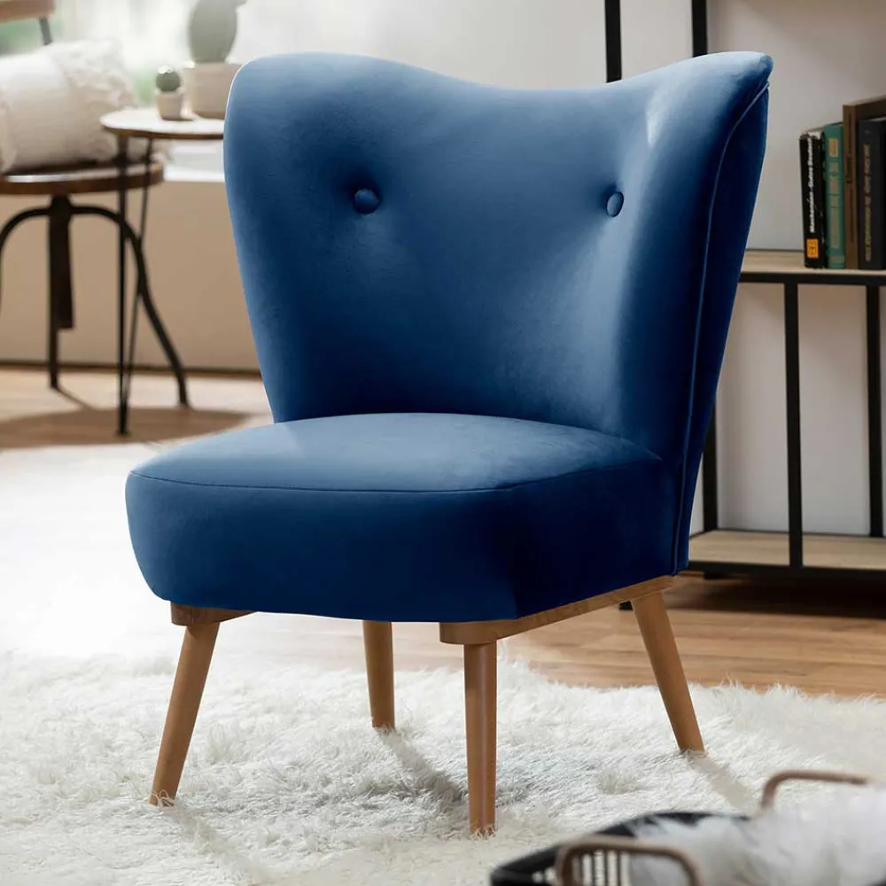 Wohnzimmer Sessel dunkelblau Bechir Wohnzimmer Sessel