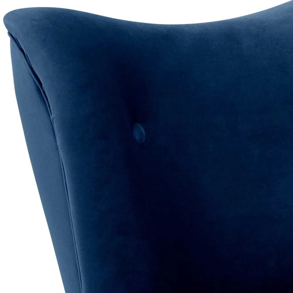 Wohnzimmer Sessel dunkelblau Bechir Wohnzimmer Sessel