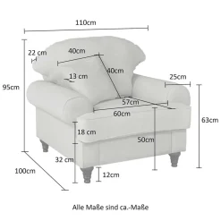 Wohnzimmer Sessel Mallorca*Pharao24 Discount