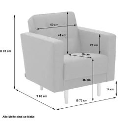 Wohnzimmer Sessel Mangora*Pharao24 Online