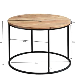 Outlet Wohnzimmer Tisch Marcetta Beistelltische|Couchtische