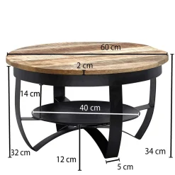 Discount Wohnzimmer Tisch Pocidia Massivholztische|Wohnzimmertisch