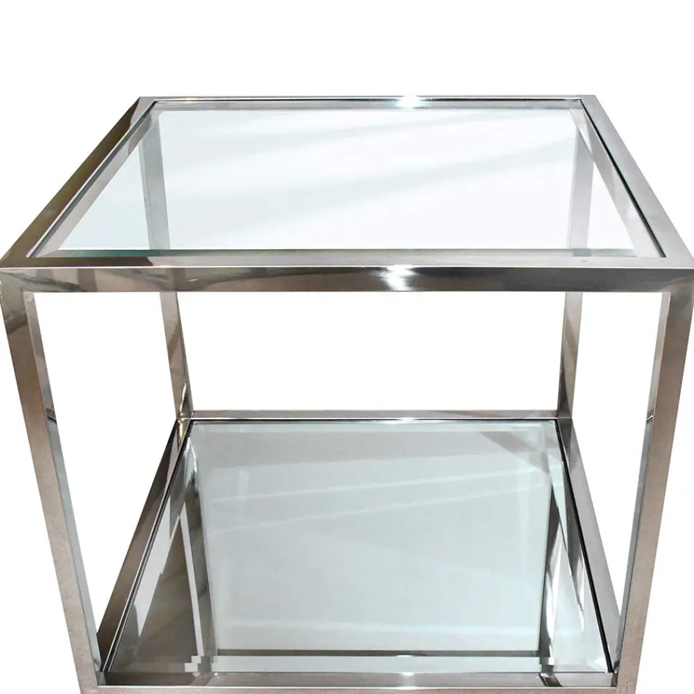 Outlet Wohnzimmer Tisch Satz Juareza Glastische