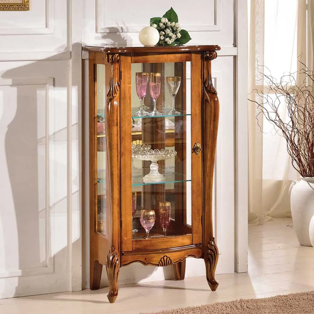 Clearance Wohnzimmer Vitrine Savolina Stauraumvitrinen