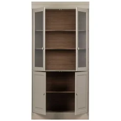 New Wohnzimmer Vitrinenschrank Nivatus Wohnzimmerschrank|Massivholz Schränke