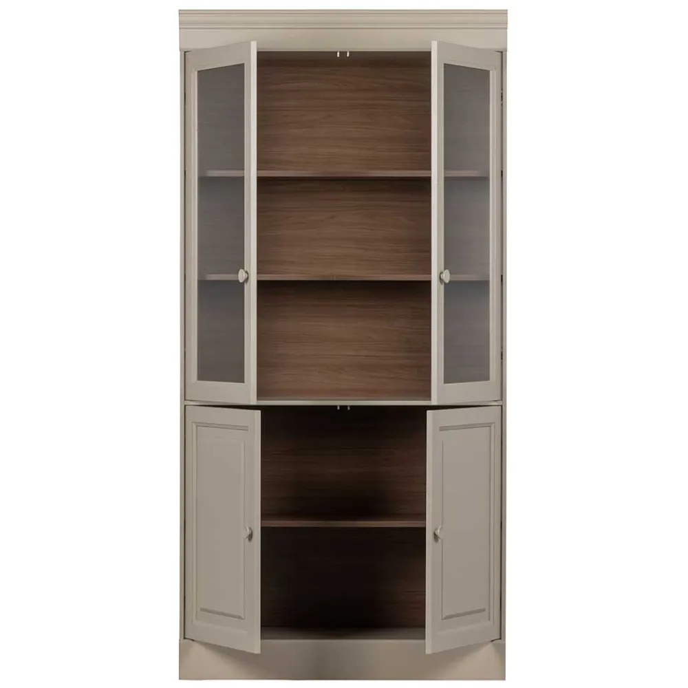 New Wohnzimmer Vitrinenschrank Nivatus Wohnzimmerschrank|Massivholz Schränke