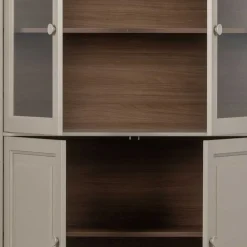 New Wohnzimmer Vitrinenschrank Nivatus Wohnzimmerschrank|Massivholz Schränke