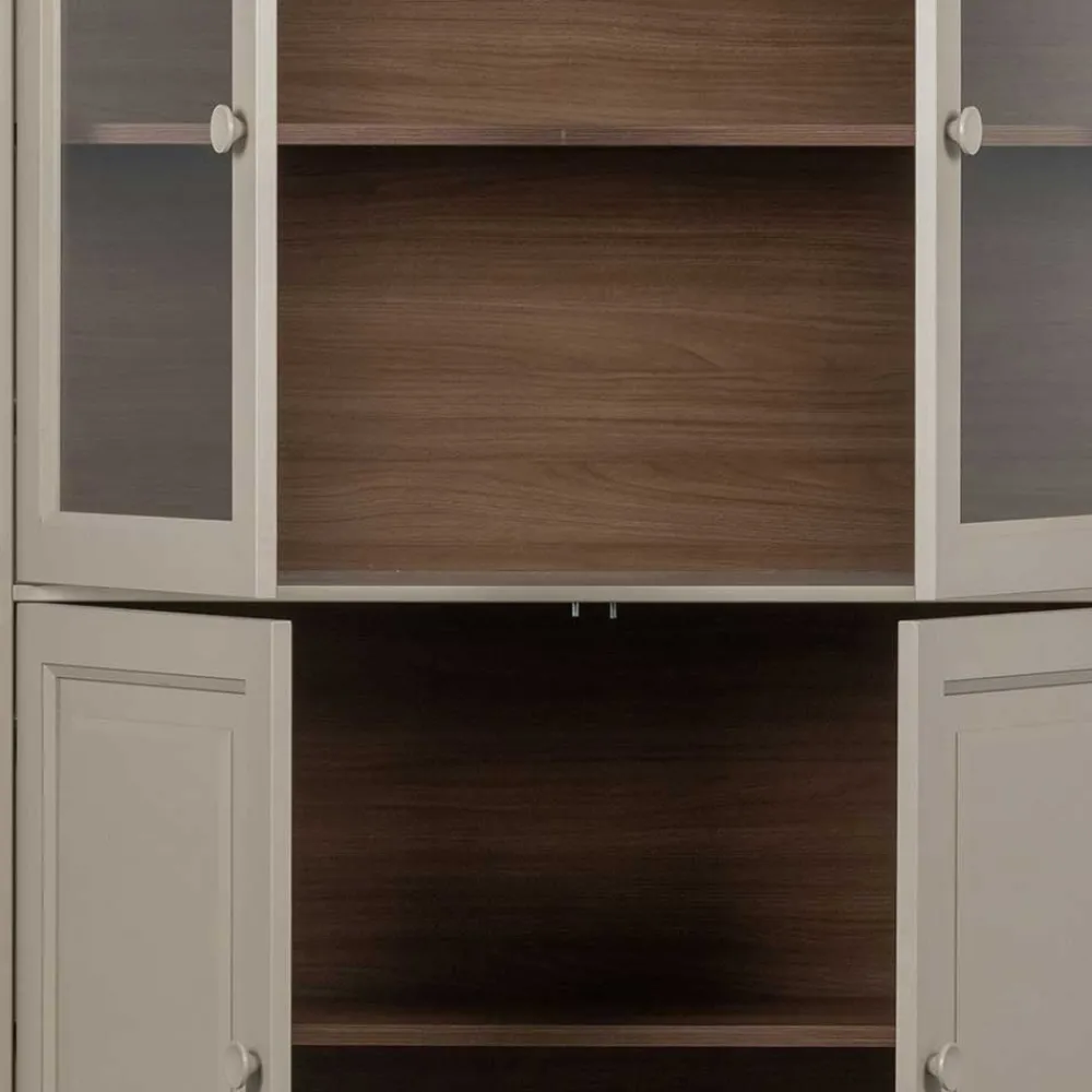 New Wohnzimmer Vitrinenschrank Nivatus Wohnzimmerschrank|Massivholz Schränke