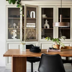 New Wohnzimmer Vitrinenschrank Nivatus Wohnzimmerschrank|Massivholz Schränke