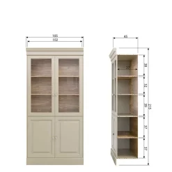 New Wohnzimmer Vitrinenschrank Nivatus Wohnzimmerschrank|Massivholz Schränke